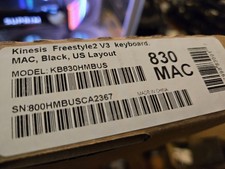 Kinesis Freestyle 2 V3 Keyboard BLACK US Layout for MAC picture