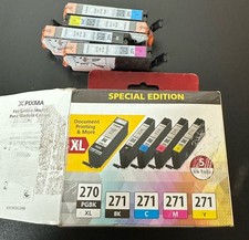 Canon PGI-270  Color Ink Cartridges - 4  Pieces No Black Read Descreption. picture