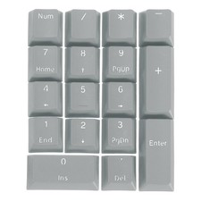 17 Key PBT Keycap Set Mechanical Numeric Keypads for Keyboard, Gray picture