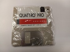 Original 1989 Borland Quattro Pro (3.5 Floppy Disks) Financial Analyst Disc NEW picture