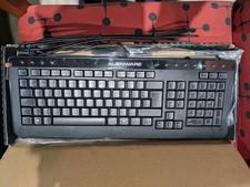 Lot Of 12x NEW Alienware Multimedia Slim Black USB Keyboard French  picture