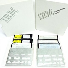 Vintage IBM Microsoft DOS Operating System 4.0 1ST Ed. w 5.25
