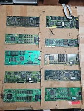 Lot 10x Clean Vintage Retro VLB Video  Graphics Expansion Cards 286 386 486 picture