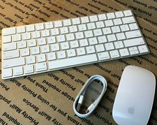 GENUINE APPLE WIRELESS MAGIC KEYBOARD & MOUSE 2 *2nd Gen Rechargeable Version*  picture