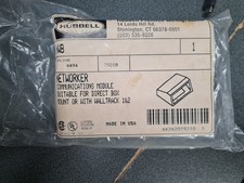 Hubbell 4 port surface mount box - Lot of 9 boxes and 7 covers picture