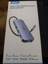 Multifunctional Docking Station USB-C 11-in-1 - 2x Hdmi 1 Vga 3xUsb 3.0 (Benfei) picture