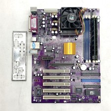 ECS Motherboad K7S5A Pro ATX Socket A 462 AMD K7 Athlon XP 1GB DDR w/IO Shield picture