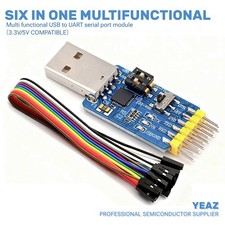 USB to UART CP2102 6in Module - TTL/RS485/RS232 Serial Converter Auto - Recover picture