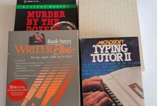 Mystery Master Murder by the Dozen PFS Write Writer Plus Typing Tutor Apple II  picture