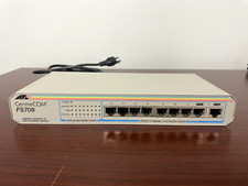 CENTRECOM FS708 FAST ETHERNET SWITCH w/ Power Cord Allied Telesyn International picture