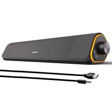 SOULION R50 Bluetooth Computer Speakers 3.5mm PC Sound Bar for Desktop Monitor picture