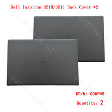 2X Lcd Back Cover Rear Lid For Dell Inspiron 15 3510 3511 3515 00WPN8 Black picture