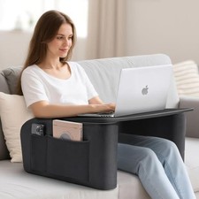 Lap Desk for Adults with Arm Rests,Ergonomic Laptop Pillow Stand for Bed picture