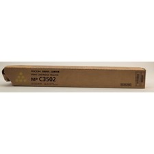 Ricoh MPC3502 Genuine 841736 Yellow Ink Cartridges - New in Box picture