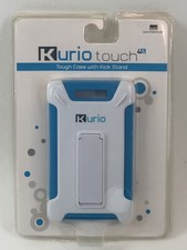 Kurio Touch 4S Pocket Tough Case with Kick Stand Full Access Hard Shell Blue picture