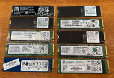 [ BULK LOT of 10] NVMe 256GB SSD 2280 Size Various Brands SAMSUNG HYNIX SANDISK picture