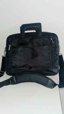 Dell  Deluxe Laptop Computer Carrying Briefcase Bag Shoulder Strap Black B24 picture