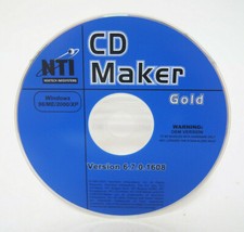 CD Maker Gold MTI Newtech Infosystems Ver. 6.7.0.1608 PC Program Software Disc picture