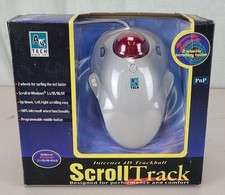 Vintage NOS A4 Tech Model WUT-13 Scroll Track PS/2 or Serial Trackball picture