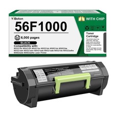 YiBoton High Yield 56F1000 Black Toner Cartridge (6,000 Pages) Compatible with picture