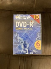 Memorex DVD-R 4.7GB 6 Hours 10 pack Recordable Blank Media Home Video Recorders picture