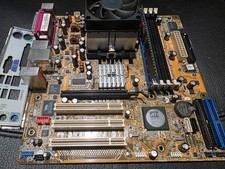 RETRO ASUS A8AE-LE Motherboard Bundle-Athlon 64 3800+512MB DDR-I/O Shield-Cooler picture