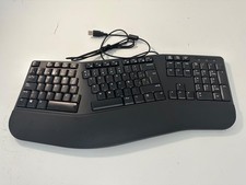 Spanish Ergonomic Keyboard USB Connect Latin Quiet Rubber Pad NEW QWERTY SPA picture