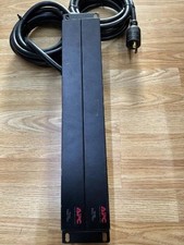 APC Rack PDU Power Strip 120V 20A 8 Outlet Heavy Duty Dual Cord Black picture