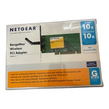 NETGEAR WPN311 RangeMax Wireless PCI Adapter 108Mbps 802.11g New Sealed picture
