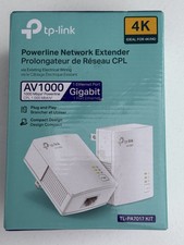 TP-Link TL-PA7017 KIT AV1000 Gigabit Powerline Starter Kit New Open Box picture