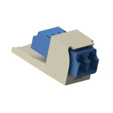 Panduit CMDSLCZEI Singlemode LC Duplex Electric Ivory Module Blue picture