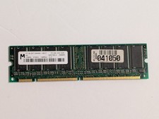 Micron 128MB PC100 SDRAM 168-Pin DIMM Desktop Memory RAM MT16LSDT1664AG-10EC7 picture