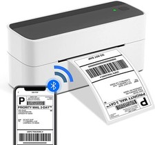 Bluetooth Thermal Shipping Label Printer 4x6 Label Marker Machine withholder LOT picture