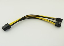 1pcs PCI-E 6+2 Pin 8 Pin to Dual 6 Pin Power Adapter Y Cable PCI Express Cable picture
