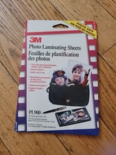 NEW 3M Photo Laminating Sheets 5 Two-Sided For Items up to 4 x 6 in PL900 picture
