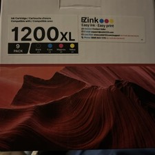 (9) PACK E-Z Ink Cartridges Replacement for Epson 1200XL  - NEW picture