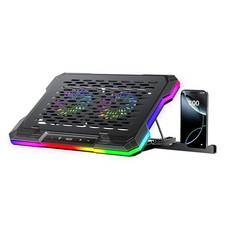 ChillCore 2 Detachable Fans RGB Gaming Laptop Cooling Pad, Rapid K6, K6RGB picture