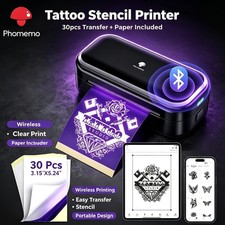 Phomemo TP31 Tattoo Stencil Printer Mini Tattoo Printer With 30 transfer Paper picture