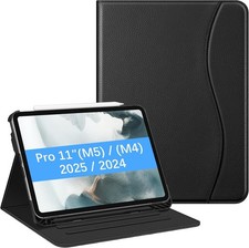 FINTIE iPad Pro 11-inch (M5) 2025 Case - Folio Stand with Pencil Holder, Multi-V picture