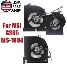 OEM CPU / GPU Cooling Fan Replacement Parts For MSI GS65 Stealth GS65VR MS-16Q4 picture