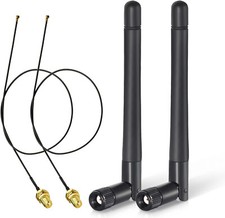 2pcs M.2 WiFi Antenna 2.4GHz 5GHz +NGFF IPEX4 Cable for M.2 NGFF Intel Wireless picture
