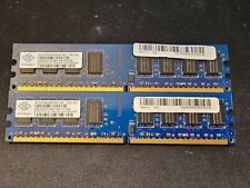 Nanya NT2GT64U8HD0BY-AD 2GB 240-Pin DIMM PC2-6400U DDR2 Memory Ram x2 picture