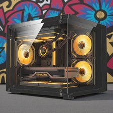 Gaming Desktop Computer PC i7 4.0GHz 16GB RAM 512GB SSD AMD R7 350 WIN11 ARGB picture