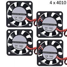4pcs DC12V Cooling Computer Fans 4010 3D Printer Sleeve Bearing Brushless 2Pin picture