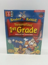 Reader Rabbit Deluxe 2 Cd Personalized 1st Grade Reading Spelling Math Sealed picture