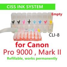 empty CIS CISS ink system for Canon Pixma Pro 9000 & Mark II cli-8 cartridge  picture