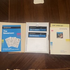 Springboard The Newsroom Apple II IIe IIc software Newspaper vintage picture