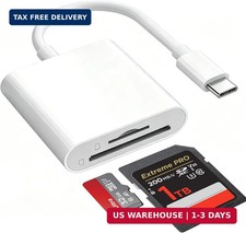 SD Card Reader for iPhone 15/16/17,Sd Card Reader USB C,Micro SD Card Viewer for picture