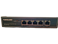 Intellinet 561808 IPS-05G-65W PoE Powered 5-port 1G switch with PoE Passthru picture
