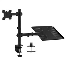Fully Adjustable Laptop and Monitor Desk Mount Fits 13 In. to 27 In. Monitors an picture